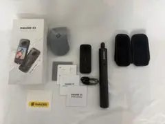 Insta360 X3 360度カメラ 箱付き 美品 純正自撮り棒付き