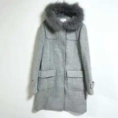 【大特価！半額対応可能】purelast ロングコート 9AR ウール フード付