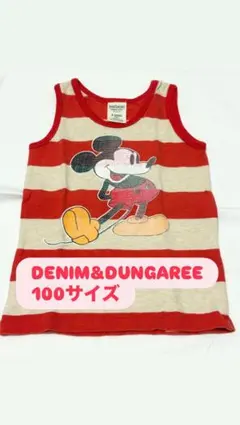 DENIM&DUNGAREE ミッキー タンクトップ 100のサムネイル
