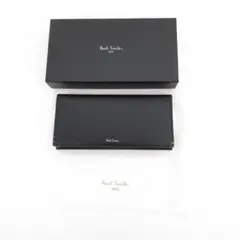 超美品 ポールスミス 長財布 二つ折り レザー 30-25052007