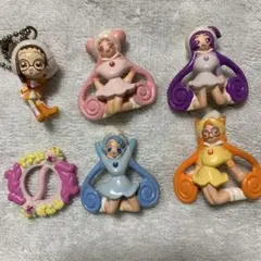 おジャ魔女どれみ レトロなフィギュア5体 藤原はづき/妹尾あいこ/瀬川おんぷ