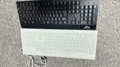 SANWA SUPPLY 有線キーボード ホワイト 本体