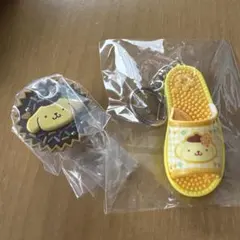 サンリオ　ポムポムプリン　手作りおやつチャーム　ミニサンダルチャーム
