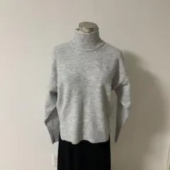 グレー タートルネック セーター サイズ38
