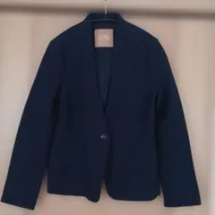 レリアン　ノーカラージャケット　ワンボタンのサムネイル