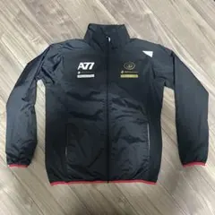 アシックス A77ウインドブレーカー ブラック Sサイズ