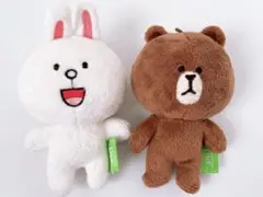 コニー&ブラウン　キーホルダー　ぬいぐるみ　2個セット
