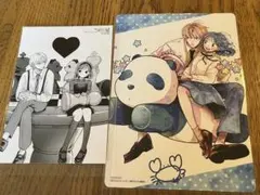 惚れたはれたパンダ ビジュアルボード イラストカード
