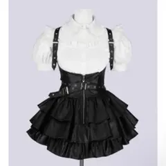 HIDOLATRALTHEODOLクロスハーネススカート イドラタールテオドール