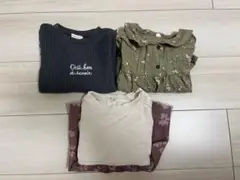 まとめ売り　長袖トップス　100