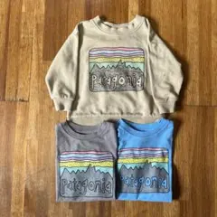 パタゴニア　トレーナー&Tシャツ2着まとめ売り　80サイズ相当