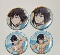 鬼滅の刃　キャラバッジコレクション極楽湯　缶バッジ　無一郎伊之助