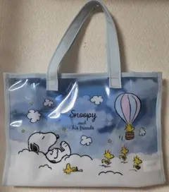 スヌーピー ビニールトートバッグ クリアバッグ