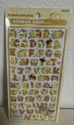 【新品】ポムポムプリン ボンボンドロップシール ひまわり様専用