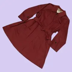 美品 90s イングランド製 アクアスキュータム バルマカーンコート ベルト付き