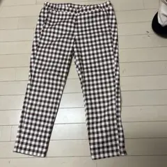 UNIQLO ブラウンチェック柄スパッツ そのサムネイル