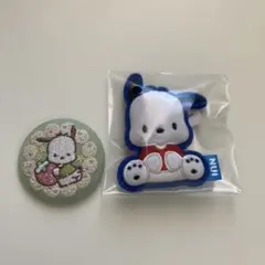 ポチャッコ 缶バッジ ワッペン セット