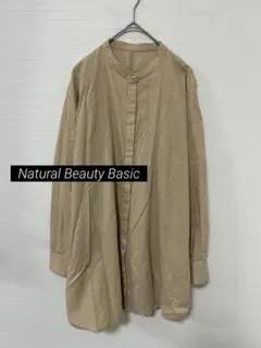422 美品✨NBB バンドカラーシャツのサムネイル