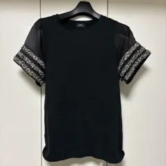 最終価格！NINE❤︎スタッズがカッコイイ黒トップス⭐︎超美品！