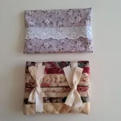 ポケットティッシュケース　ハンドメイド