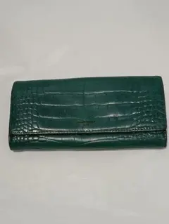 長財布　グリーン　中古品
