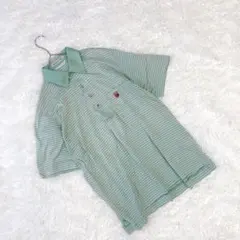 《BAY HILL CLASSIC》　（M）　ストライプ ポロシャツ 半袖