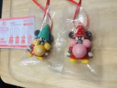 リルリンリン　カプセルトイ 2個セット　ミッキー