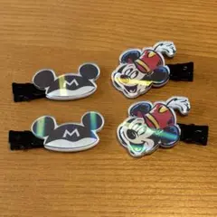 ミッキー　ディズニー　前髪クリップ