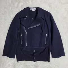 COMME des GARCONS　バックニット切替ジャケット　Wool　美品