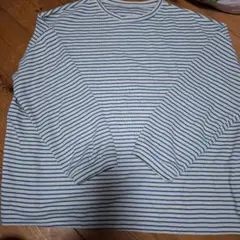 ボーダー 長袖カットソー フリーサイズ
