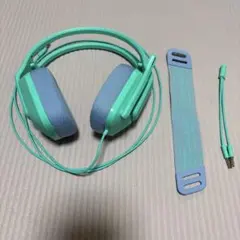 Logicool G335 有線ヘッドホン 本体 ミント - メルカリ