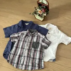 半袖シャツ セット　110A HUSHUSH COMME CA ISM