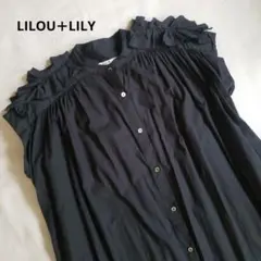 【美品】LILOU＋LILY リルアンドリリー ロングワンピースのサムネイル
