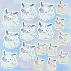 ポチャッコ フレークシール 16枚 ハロウィン おばけ サンリオ 新品