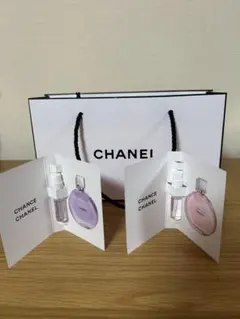 CHANEL シャネル チャンス　香水 サンプル　試供品　2種類　２点　紙袋付き
