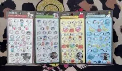 PEANUTS ボンボンドロップシール 4シートセット