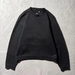 【Y8372】adidas スウェット　トレーナー　サイズS ブラック