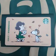 韓国限定■Starbucks PEANUTS スタバ&スヌーピー コラボ カード