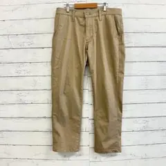 EDWIN チノパン ベージュ W31 日本製 綿混 春秋 革ラベル M相当のサムネイル