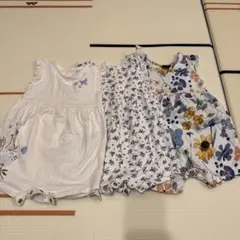 NEXT BABY ノースリーブロンパース 6-9ヶ月 3着セット