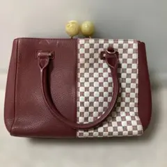 ふりふ　2way がま口　バッグ