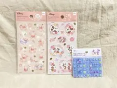 ディズニーキャラクター シール 3枚セット