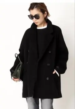 スタッフ7【極美品】Deuxieme Classe コート 2025年最新】Deuxieme Classe レディース ピーコート・ウールコートの