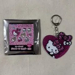 ハローキティ　トレーディンググリッターキーホルダー