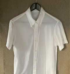 【トゥモローランド】メンズ ストレッチ 半袖シャツ 中古良美品
