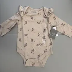 【GAP】新品 長袖ボディースーツ ロンパース 60