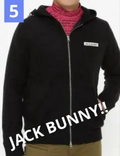 [ジャックバニー] メンズ フルジップパーカー JACK BUNNY ブラック5