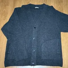 GU カーディガン ダークグレー Sサイズ