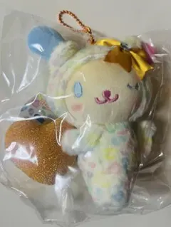 サンリオ ポムポムプリン ヒョウ柄ハート ふわふわボアマスコット