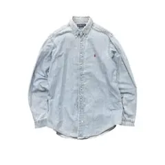 Ralph Lauren ラルフローレン 長袖 デニムシャツ メンズXL BD